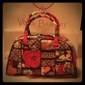 Vera Bradley Mocha Rouge Frill